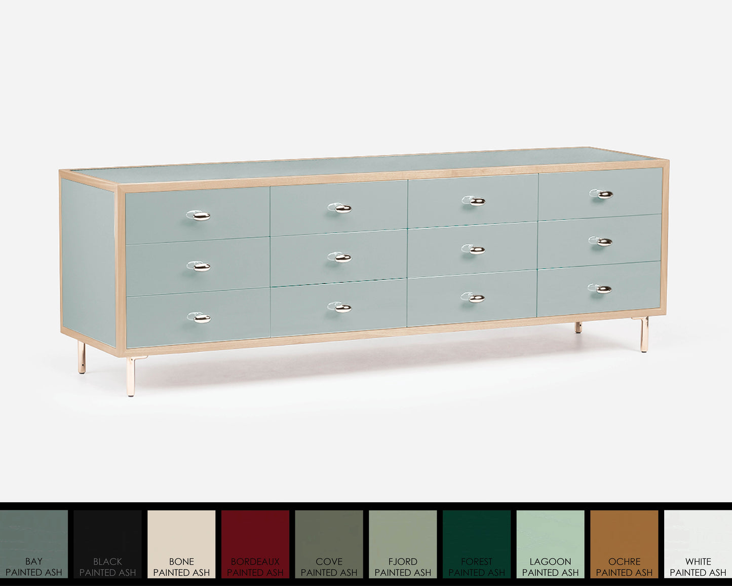 Classon Low Chest - Ash