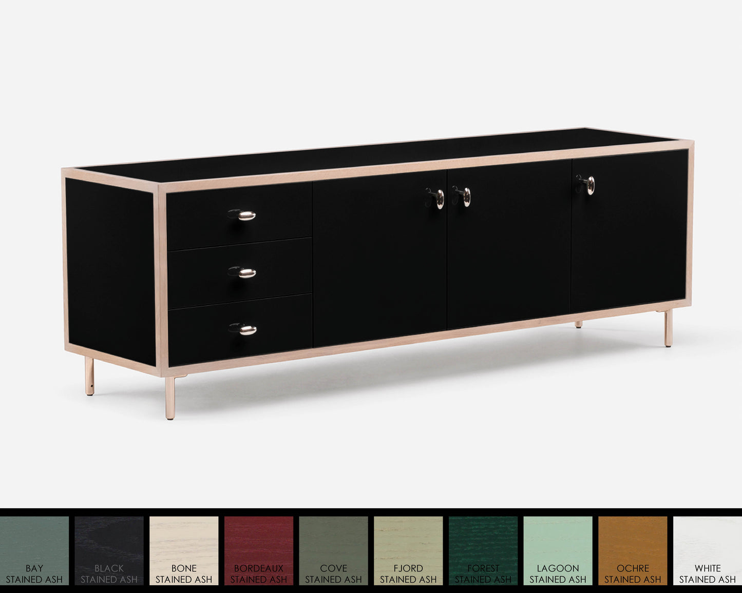 Classon Sideboard 3 Door/3 Drawer - Ash