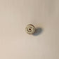 3" Ceramic Hook - White Swirl